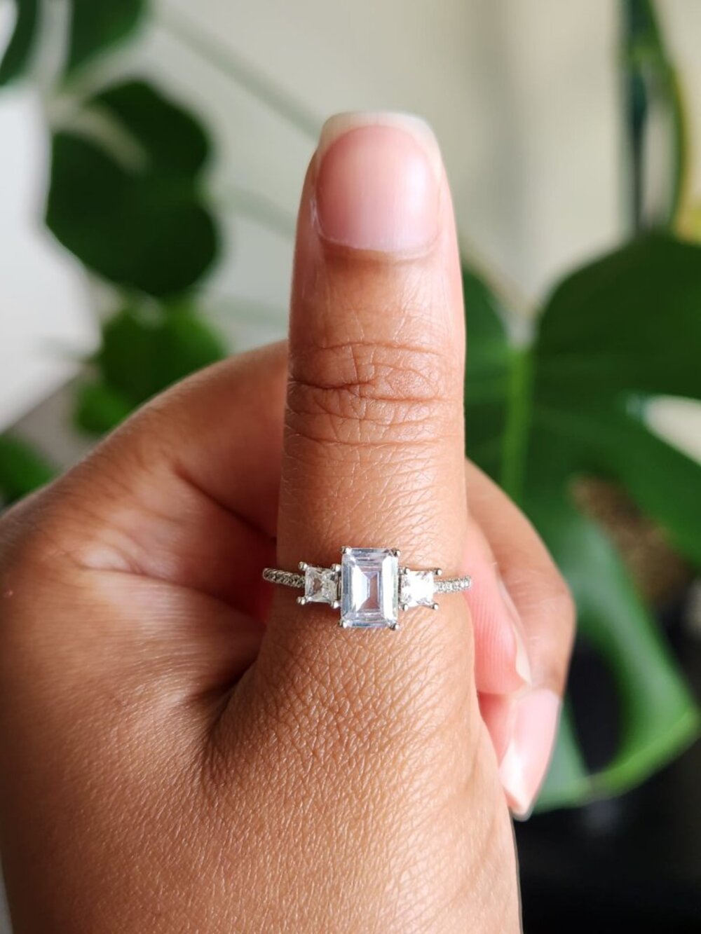 925 Sterling Silver Cubic Zirconia Ring
